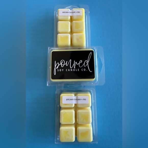NWT POURED Soy Wax Melts in Brown sugar and fig scent My Favorite Sold Set of 3 - Picture 3 of 3
